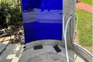 Dusche im Außenbereich